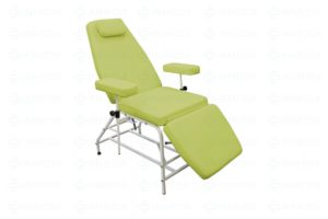 Изображение Косметологическое кресло с подлокотниками КР17(П), цвет светло-зелёный