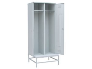 Изображение Шкаф для одежды на подставке с металлической скамьей 800х770х2000