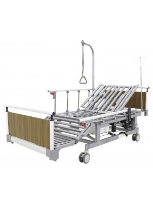 Изображение Кровать электрическая Med-Mos DB-11А (МЕ-5248Н-00) с боковым переворачиванием, туалетным устройством и функцией «кардиокресло»
