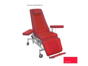 Изображение Кресло кушетка донорское К-03 Э-1 для забора крови с электроприводом, цвет кремовый