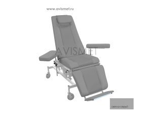 Изображение Кресло кушетка донорское К-03 Э-1 для забора крови с электроприводом, цвет серый