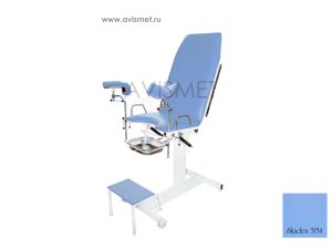 Изображение Гинекологическое кресло КГ 02 механическое голубой № 5154