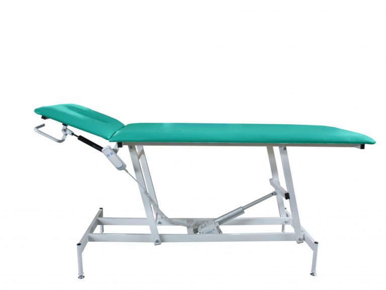Изображение Кушетка медицинская массажная с электроприводом КММЭ-03 цвет зеленый