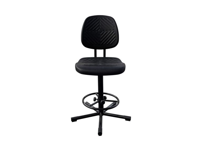 Изображение Стул промышленный, сиденье и спинка полиуретан КР10-2 (1) цвет черный
