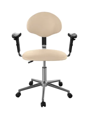 Изображение Кресло медицинское  для лечебных учреждений с подлокотниками КР12 цвет Кремовый