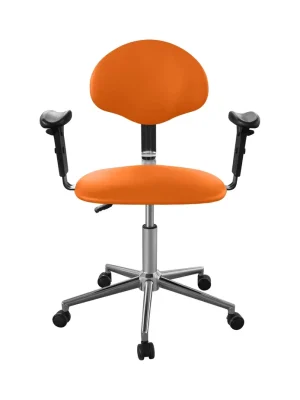 Изображение Кресло медицинское  для лечебных учреждений с подлокотниками КР12 цвет оранжевый