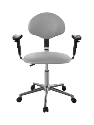 Изображение Кресло медицинское  для лечебных учреждений с подлокотниками КР12 цвет серый