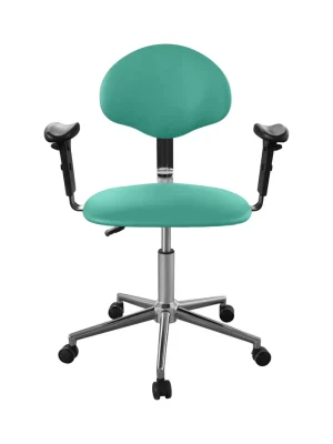 Изображение Кресло медицинское  для лечебных учреждений с подлокотниками КР12 цвет зеленый