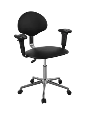 Изображение Кресло медицинское  для лечебных учреждений с подлокотниками КР12 цвет синий