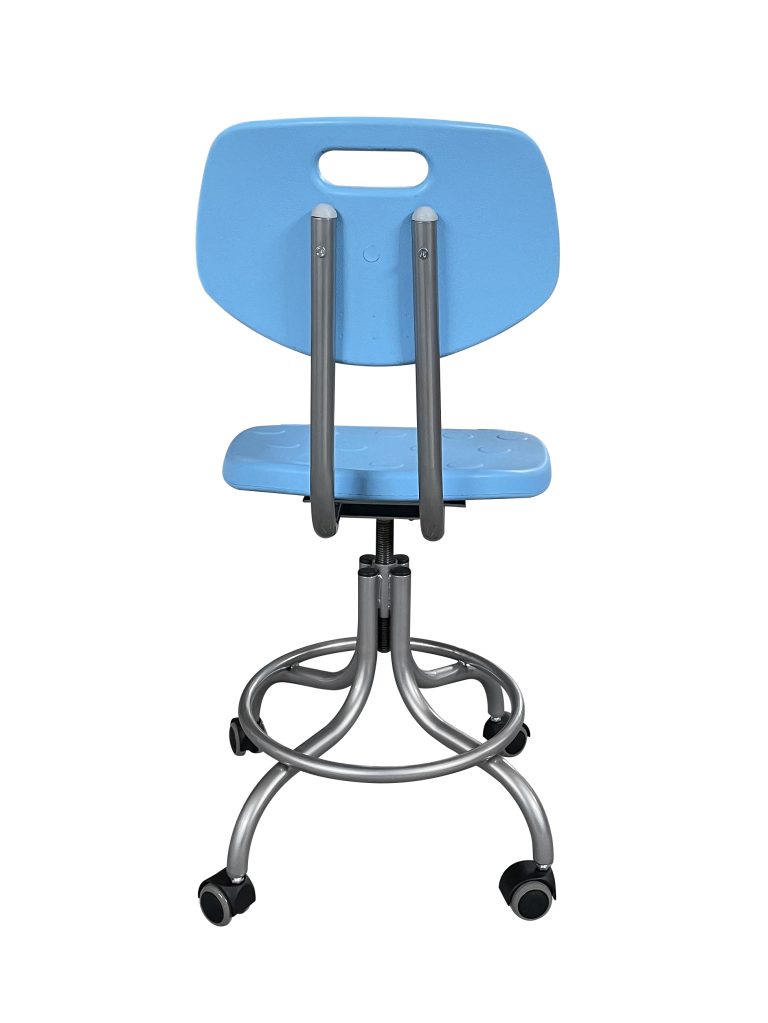 Изображение Стул подъемно-поворотный с пенополиуретановыми сиденьем и спинкой КР10-1(2) цвет голубой