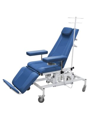 Фото Кресло-кушетка К03(Э3) медицинская цвет синий с тремя электроприводами для осмотра и проведения процедур Изображение Кресло-кушетка К03(Э3) медицинская цвет синий с тремя электроприводами для осмотра и проведения процедур