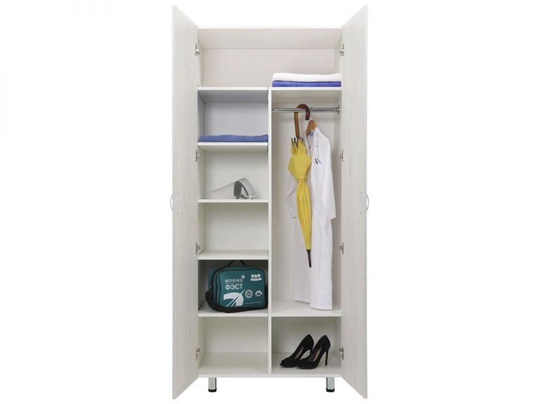 Шкаф для одежды MW-2 1980 белое дерево