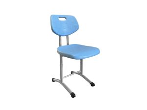 Изображение Стул ШС-04 для ученика сиденье и спинка полиуретан цвет синий