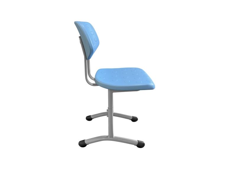 Изображение Стул ШС-04 для ученика сиденье и спинка полиуретан цвет синий