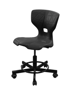 Изображение Стул ШС14 подъёмно-поворотный на винтовой опоре - цвет белый