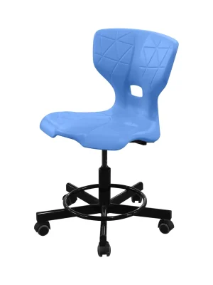 Изображение Стул ШС14 подъёмно-поворотный на винтовой опоре - цвет красный