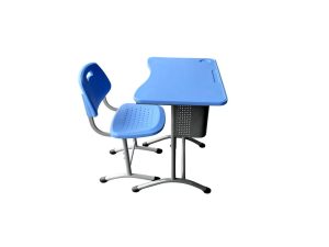 Изображение Школьный комплект стол ШСТ13, стул ШС03 цвет серый