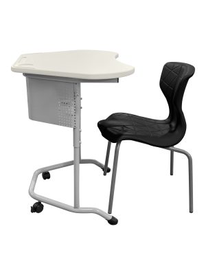 Фото Школьный трапециевидный стол ШСТ17 и стул ШС11 Изображение Школьный трапециевидный стол ШСТ17 и стул ШС11