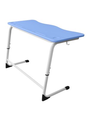 Изображение Школьный стол ШСТ23 столешница пластик, экран колокольчик, плоскоовальная труба