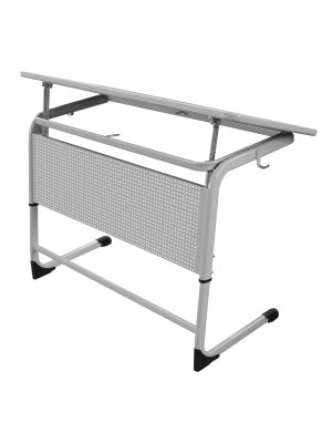 Изображение Школьный стол ШСТ51 столешница МДФ с литой бесшовной кромкой, круглая труба