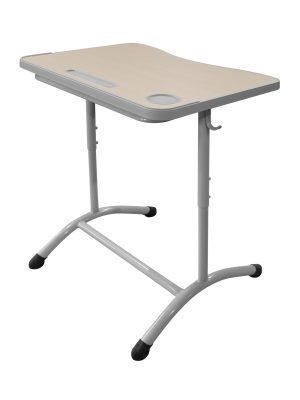 Изображение Школьный стол ШСТ52 столешница МДФ с литой бесшовной кромкой, круглая труба