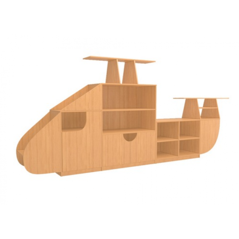 Изображение Стенка для детского сада «Вертолет»